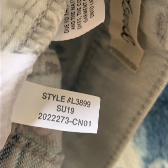 EUC Madewell Perfect Vintage Crop tie dye size 26 - Picture 7 of 11